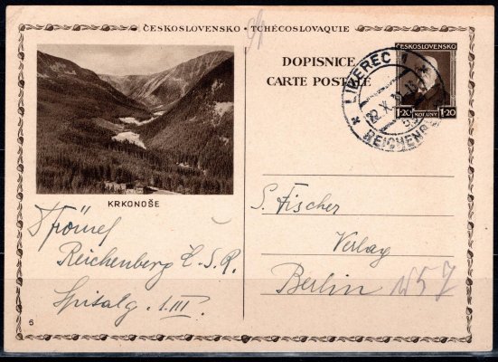 CDV 46 - 6, Krkonoše, správně prošlá do Německa