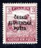 RV 138, Šrobárův přetisk, 3 f fialová, zk. Gi