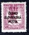 RV 151, Šrobárův přetisk, Zita, 50 f fialová, zk. Gi