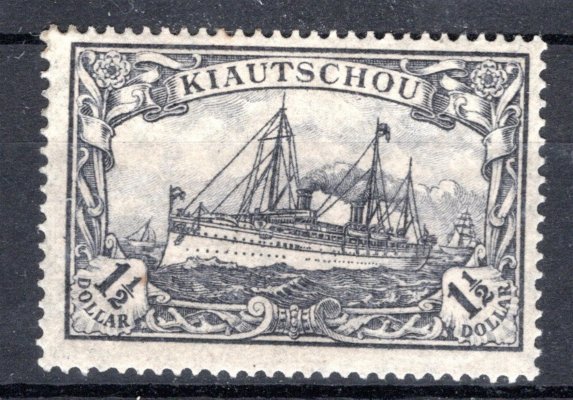 Kiatschou - Mi. 36 , II A, 1 1/2 $