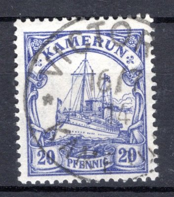 Kamerun - Mi. 23 I, 20 Pf, kat. 150,- Eu