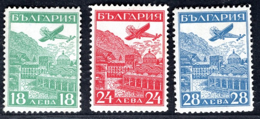 Bulharsko - Mi. 249 - 51, kompletní letecká řada