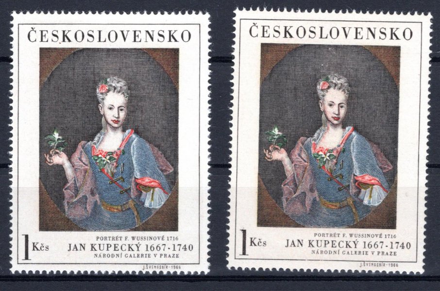 1575 Kupecký 1 Kčs, I. a II. typ