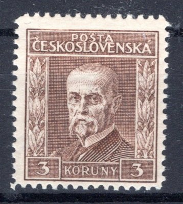 198 Typ III P6 ; 3 koruna Masaryk 