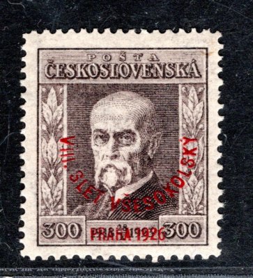 186  P 7, Všesokolský slet, 300 h hnědá