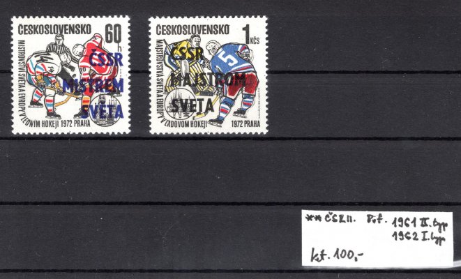 1961 - 1962; 1961 II. typ, 1962 I. typ