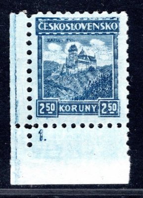 222,  Karlštejn, rohový kus s DČ 1