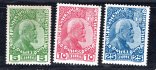 Lichtenstein - Mi. 1 - 3 x, kníže Johann II, Mi. 2 ohyb, dvl, kat. cca 440 Eu