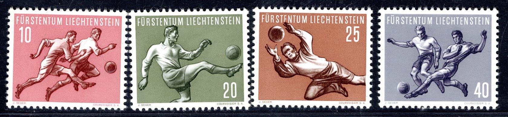 Lichtenstein - Mi. 322 - 5, sport, kat. 65,- Eu