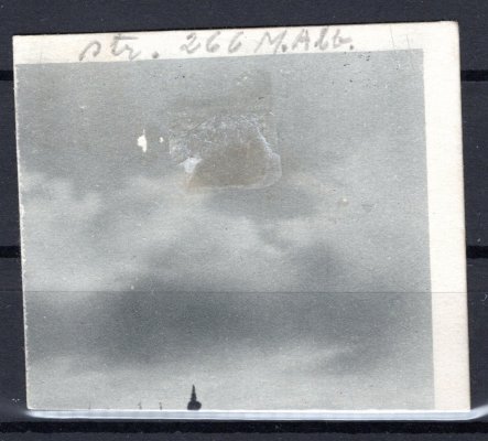 lodní pošta, výstřižek pohlednice se znamkou Mi. 1 - Hapag, pošta Hamburg-Amerika, dotisk 1938, příležitostné razítko německého spolku