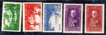 Monako - Mi. 138 - 42, výplatní, kompletní serie, kat. 220 Eu