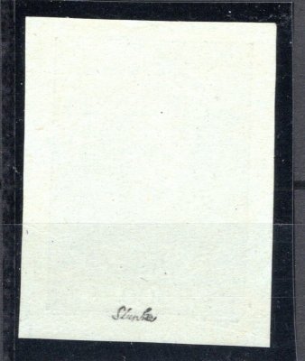 141 ZT, TGM 500 h, černotisk na namodralém známkovém papíru s lepem, zk. Stu