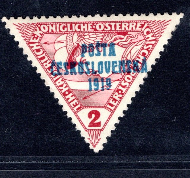 55  Typ II - trojuhelník, 2 h hnědočervená, zk.Gi