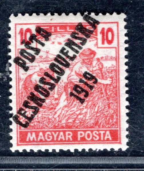 105 a ; 10 filler Magyar Posta Typ IV 
