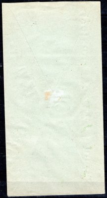 Nymburk, R obálka adresovaná v místě se známkami A.H. a sv. Vít s revolučním přetiskem