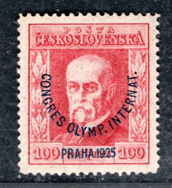 181, P 5, Olympijsý kongres, 1 K červená, zk. Gi