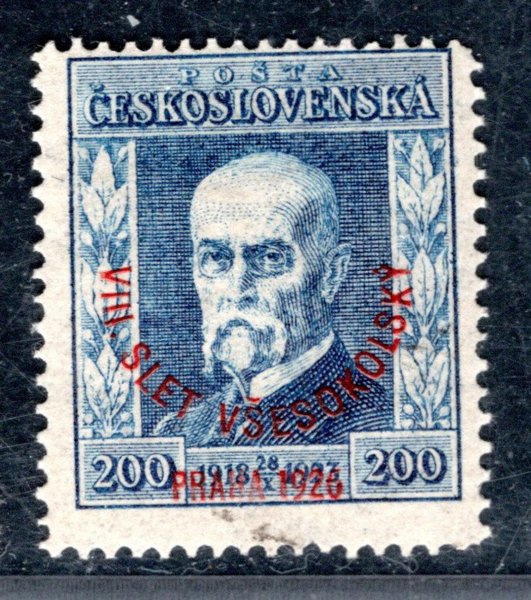 185, P 5, Všesokolský slet, 2 K modrá