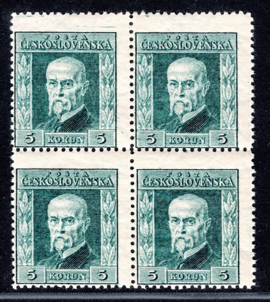 193 B  P 6 ; 5 koruna 4- blok 