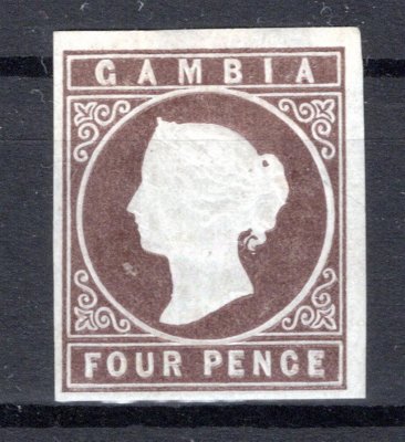 Gambia SG 2 ; kat. cena 500 Liber 