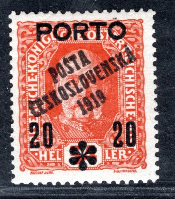 87 Typ I ; 20 h oranžové Porto - zkoušeno Tribuna, Hirsch, Mrňák 