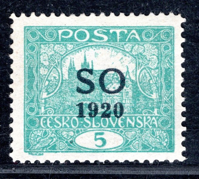 SO 3 F, typ II,  ŘZ 11 1/2, neúřední, tzv. ministerské zoubkování, 5 h modrozelená, zk. Le