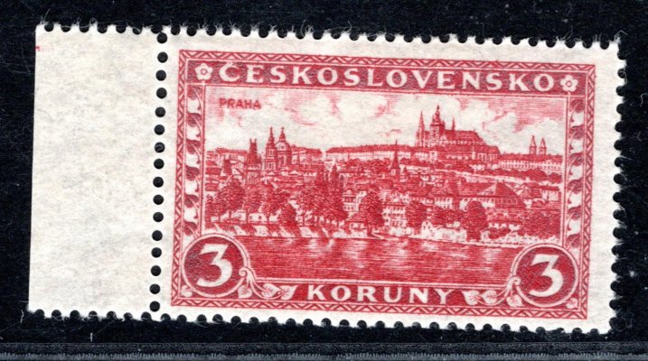 226 x ; 3 koruna  pergamenový papír krajová známka s P 7 