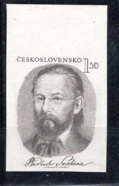 595 N ; 1, 50 Bedřich Smetana stříhaný s horním okrajem ; zk. Pofis 
