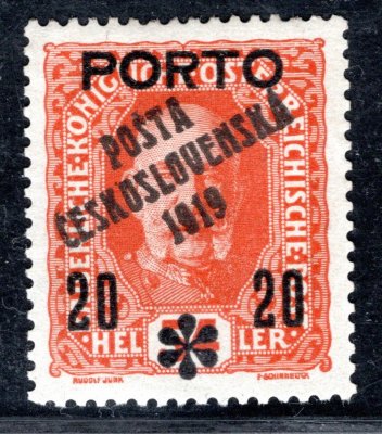 87, typ II, PORTO, 20/54 oranžová, zk. Gi