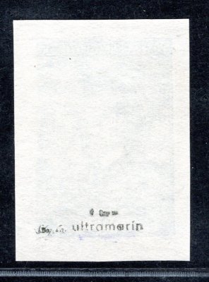 140 Na, typ I, TGM, ultramarin,  nedotisk v okraji  či zkusmý tisk ? 125 h, zk. Stu