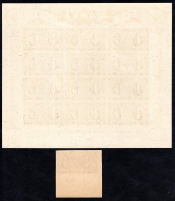 Švýcarsko - Mi. 419 a Bl. 9, sté výročí švýcarské známky