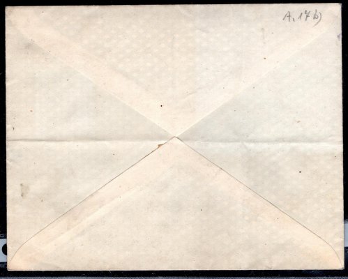 Ex dopis  s použitou Maďarskou celinovou obálkou 15 f - neuznáno, a pestrou frankaturou výplatních známek z Slezské ostravy do Třince, dopis lehce přeložen, lehké stopy poštovního provozu