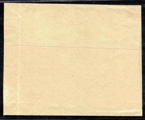 předtištěný  přebal vyplacený známkami pro obchodní tiskopisy OT 2 a OT 3 - krajová s počítadlem , podací razítko Karlovy Vary, 2/III/37, adresováno v místě, mimořádná frankatura, svisle přeložen