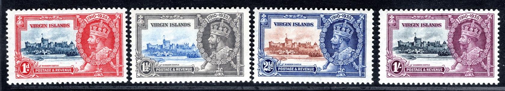 Virgin Islands - SG.103 - 6, Jiří V, stříbrné výročí 1935