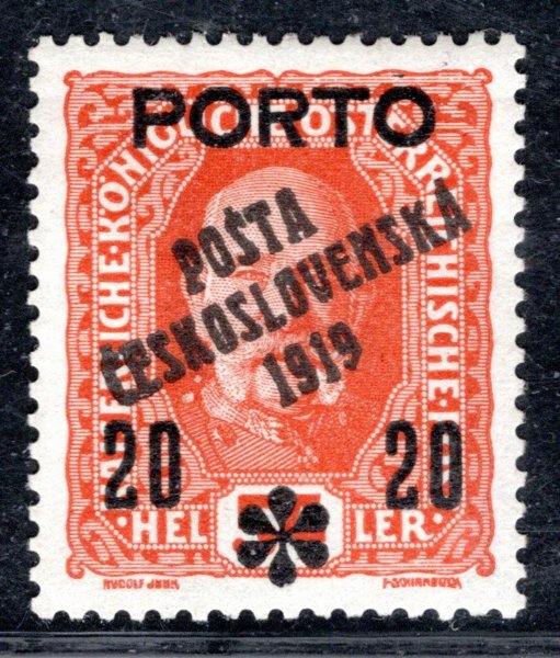 87, typ I, PORTO, 20/54 oranžová, zk. Gi