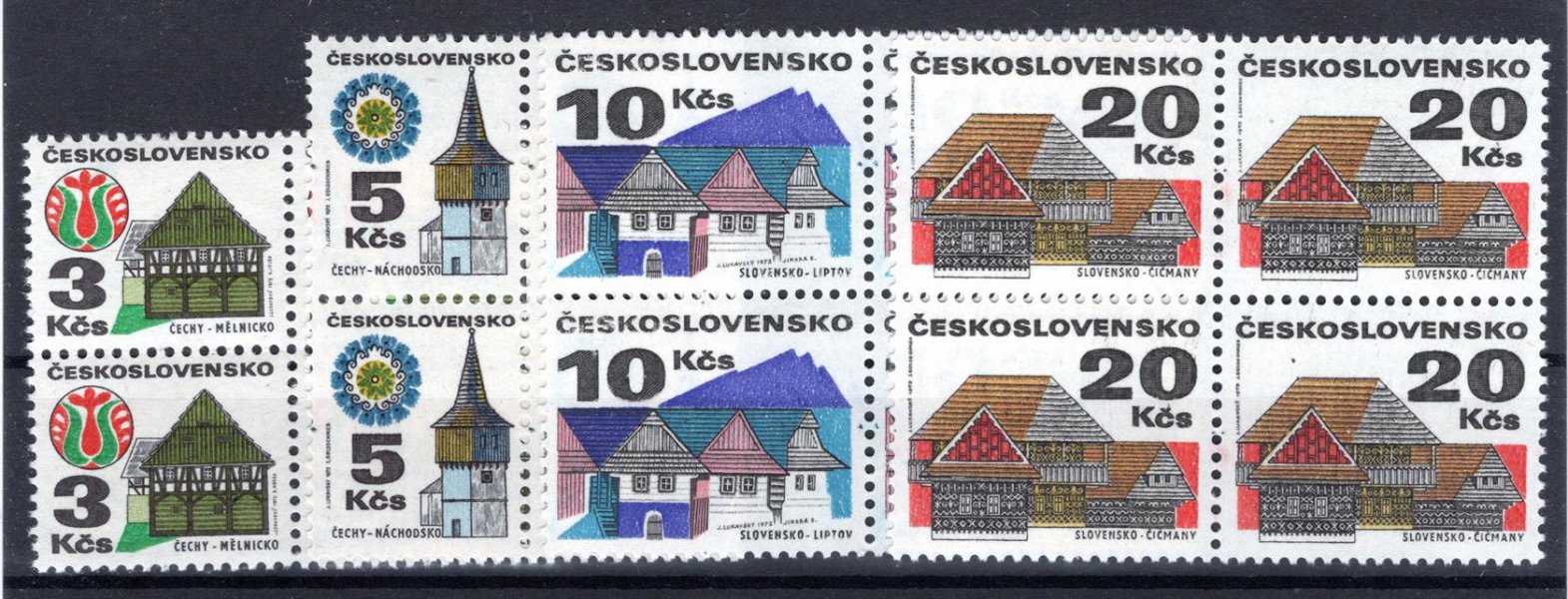 1964 - 67, lidová architektura, 4 bloky