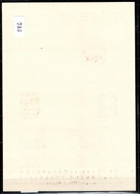408 - 12 A, Partyzánský aršík, posun známky 4,50 Kč fialová vlevo, hledané