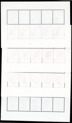 2263 - 2266 PL (10) ; 1 - 5 Kčs Kroje 