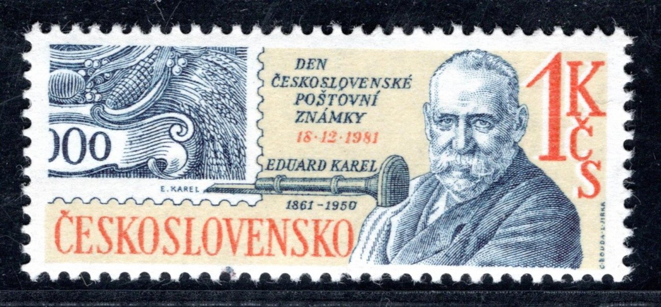 2518 yb - 1 koruna den známky - fl 2 