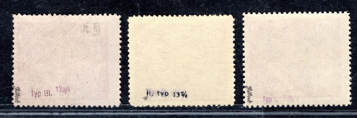 173 A ; Typ I + II + III - ŘZ  13 3/4 - zkoušeno Gilbert 