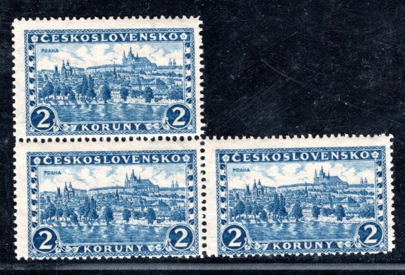 225 x P7 ; 2 koruna pergamenový papír - 3 - blok - zkoušeno Vrba 