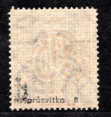 185, P 8, TGM, posunutý přetisk - Všesokolský slet, modrá 2 Kč, zk. Ka, Stupka 