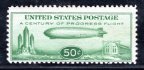 USA - Mi. 358, Zepelin, zelená 50 c