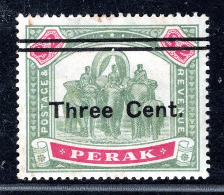 Malay-Perak, SG 87, sloni, kat. 50 Liber, hledané