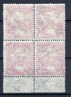 93, Turul, krajový 4 - blok s s počítadly,fialová 50 f