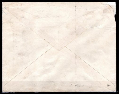 R- dopis, 3. váhový stupeň (ink.6(dkg)), pestrá frankatura ze 4 emisí PRAHA 1 4.IV.1921, dekorativní 