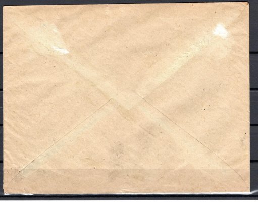 Firemní Ex-dopis, masivní frankatura KRALOVICE U PLZNĚ 1.1.1921, správný tarif dekorativní 