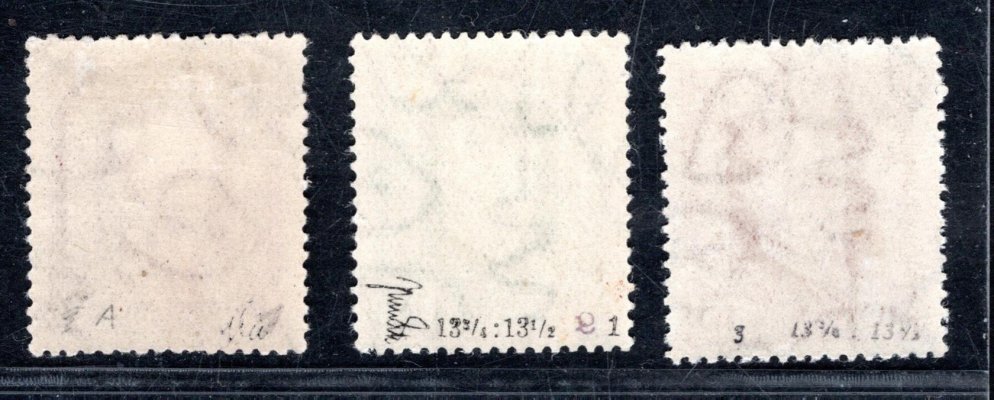 187 - 189 A, P1, TGM, neotypie, 1 x zk. 