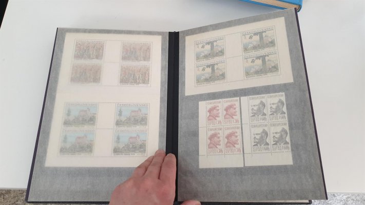 ČSSR II - Sbírka 7 x Album A4 - nafoceno - velmi vysoký katalog nafoceno