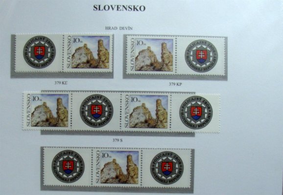 Slovensko -** 1993-2008. vše nafoceno - kupóny, PL, černotisky, členské prémie svazu. 
Obsahuje i cenné známky mimo jiné PL vlačky, Bojná .Vysoký katalog. Jen PL v katalogové  hodnote 1450€,(cca 37 000Kč) samostatné známky nepočítany. vše nafoceno 
