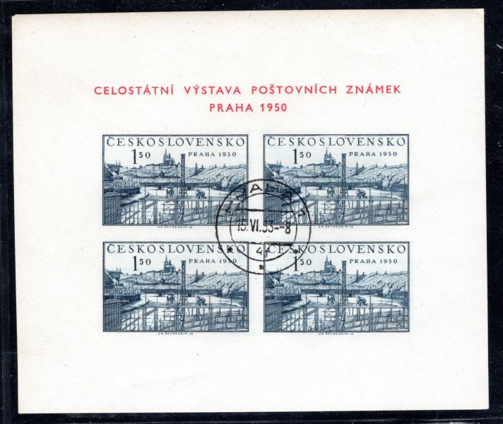 564 A, aršík lešení, Praga 1950, XI. typ  J/33